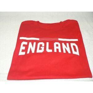 Gen2 Kids National Soccer Apparel England T-Shirt Red/White Large 14/16